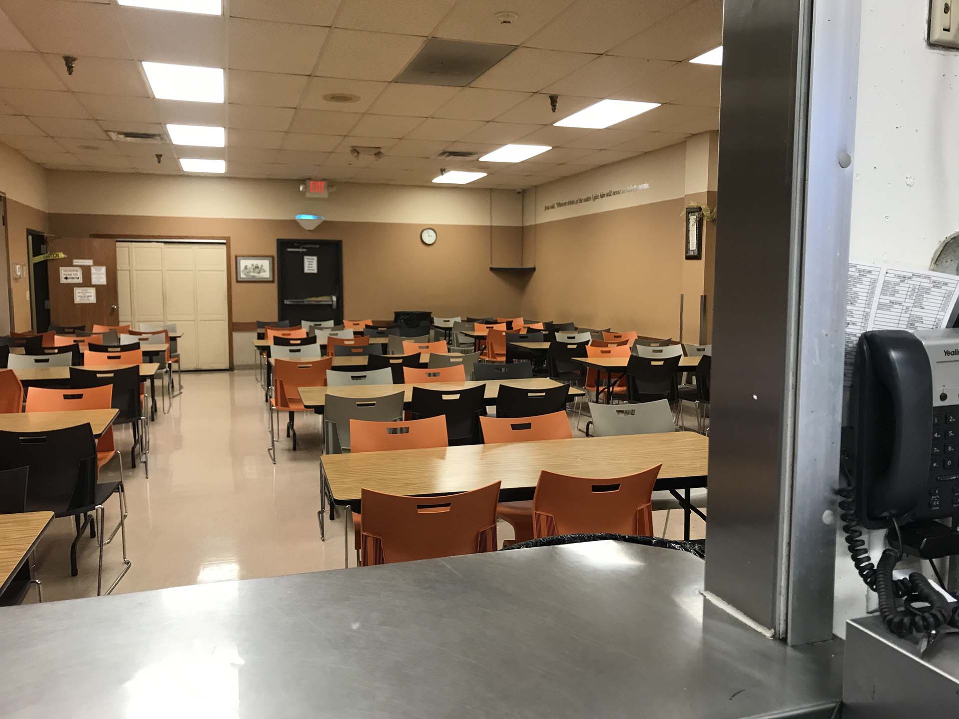 Dining room at Shelter KC