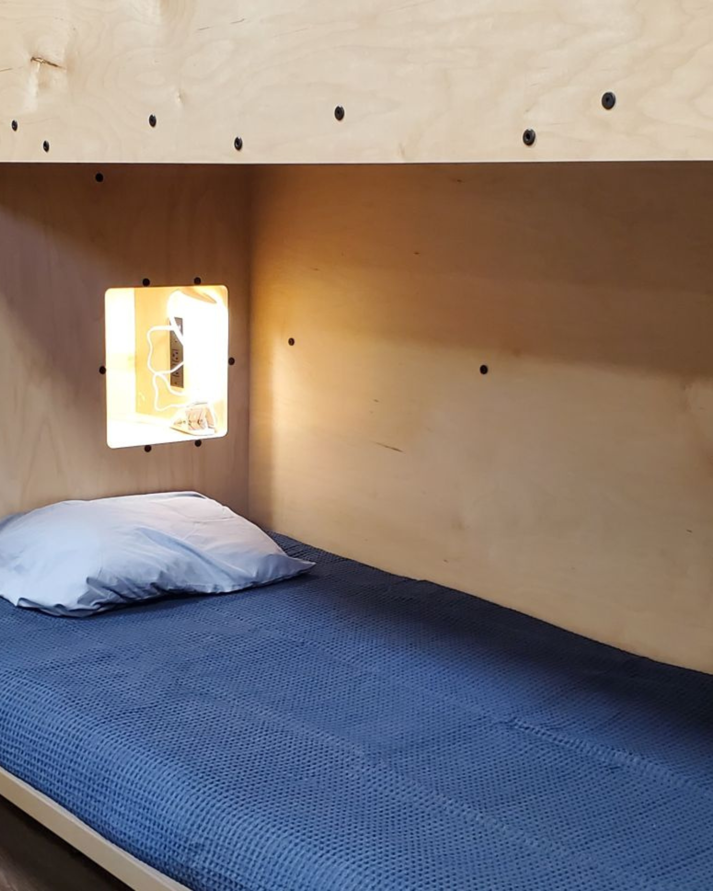 bed with pillow